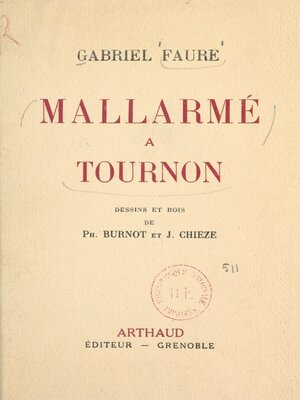 cover image of Mallarmé à Tournon